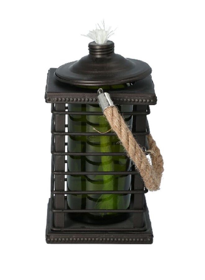 باتيو إسينشالز 31209 مصباح الطاولة برائحة السترونيلا ، تصميم محاط بقفص للحماية أسود 410.9 × 10.9 × 21.9 سم - Image 3